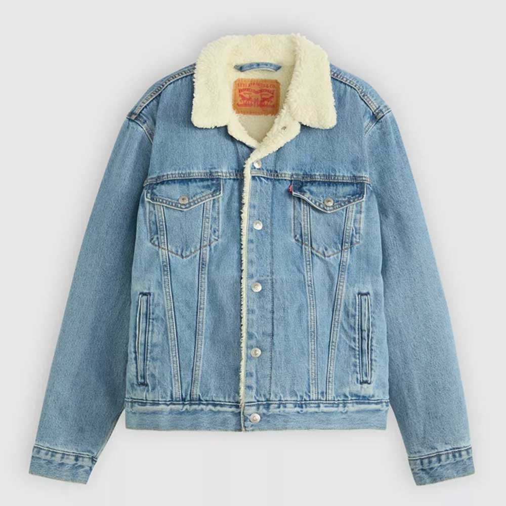 Levis Sherpa Trucker Light Stonewash Jacket 16365-0287