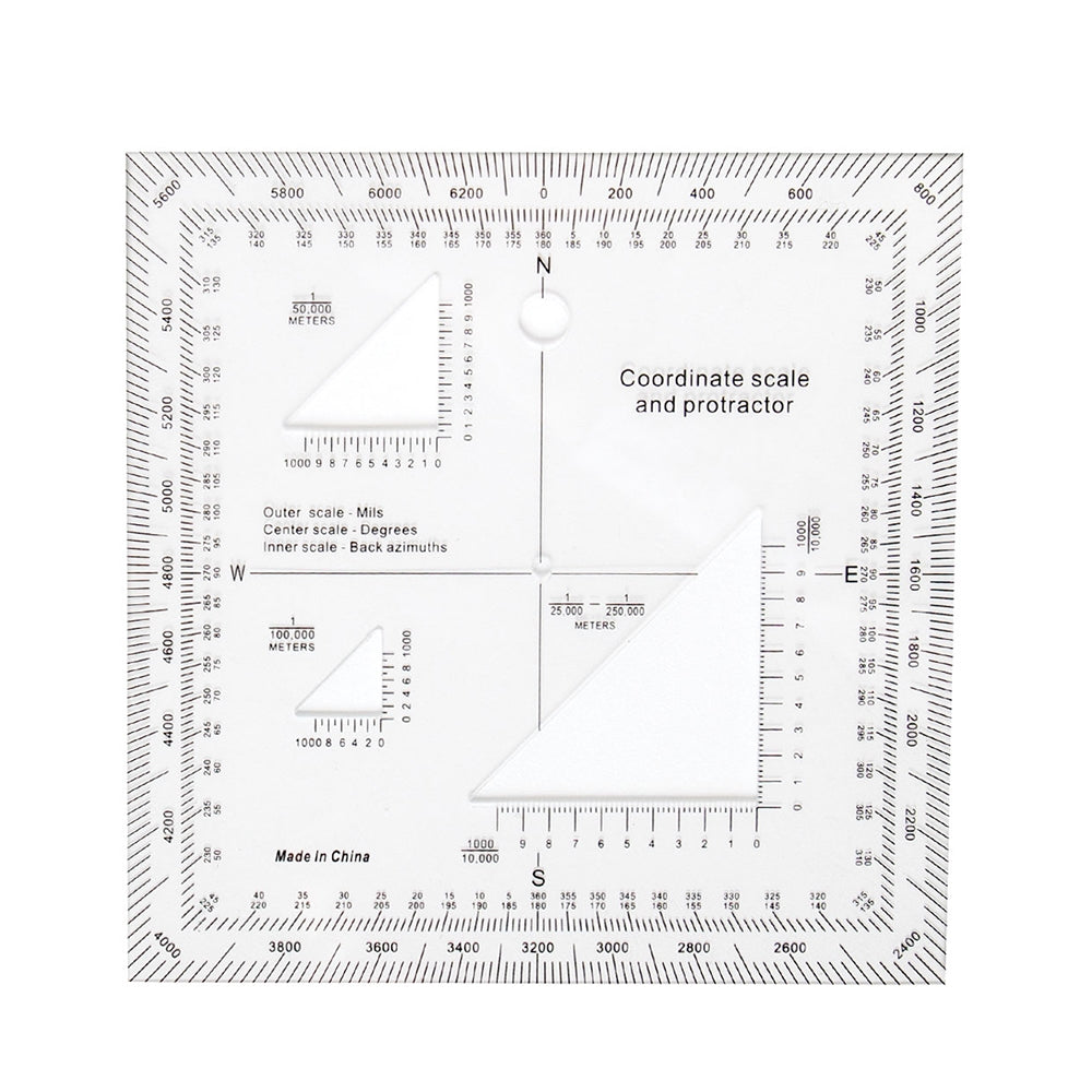 Rothco Coordinate Scale Protractor - 1177