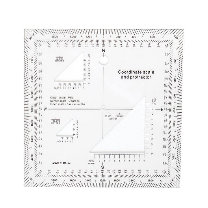 Rothco Coordinate Scale Protractor - 1177