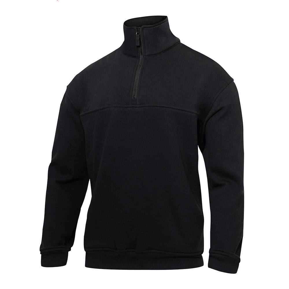 Rothco Black Heavy Duty Zip Workshirt - 7650