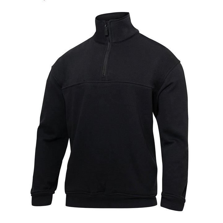 Rothco Black Heavy Duty Zip Workshirt - 7650