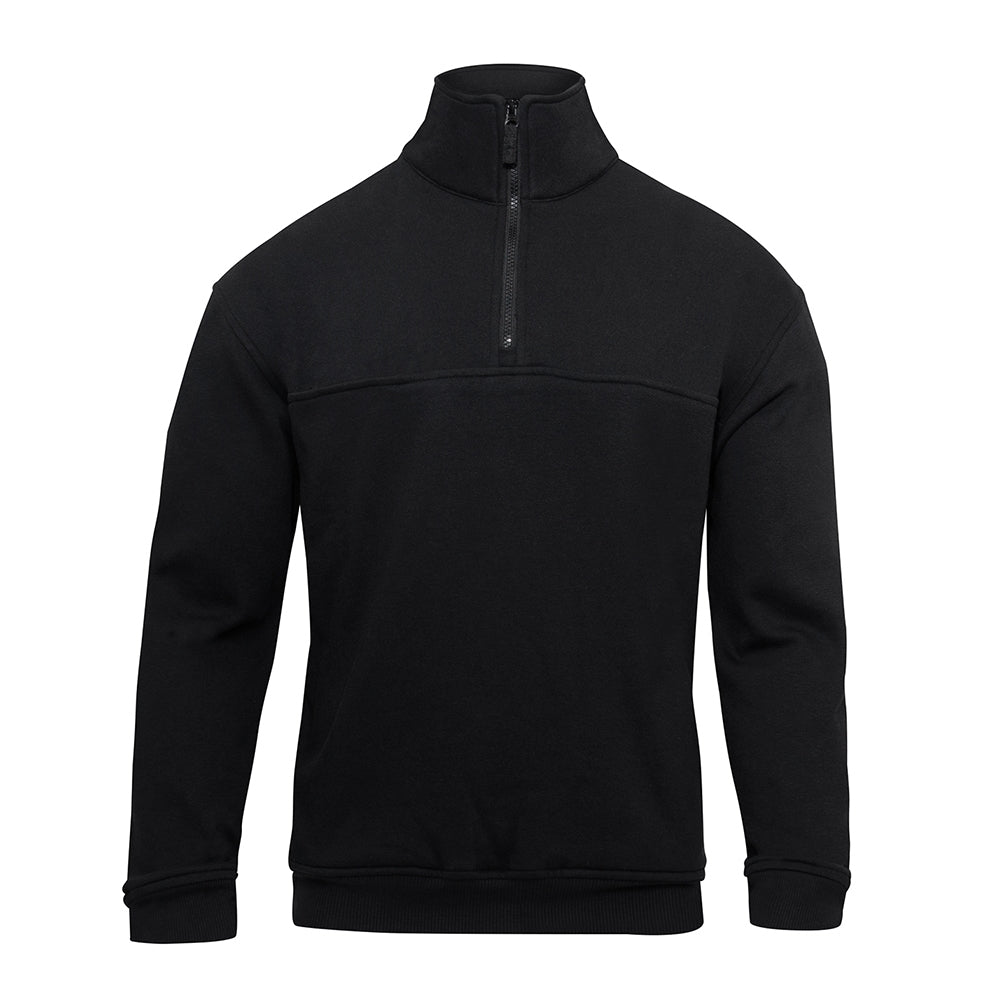 Rothco Black Heavy Duty Zip Workshirt - 7650