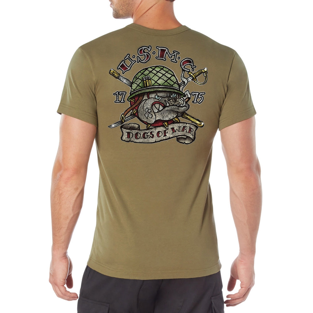 Rothco Coyote USMC Dogs Of War T-shirt 11765