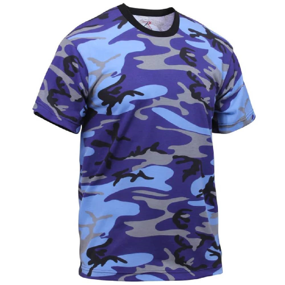 Rothco Electric Blue Camouflage T-Shirt - 60173