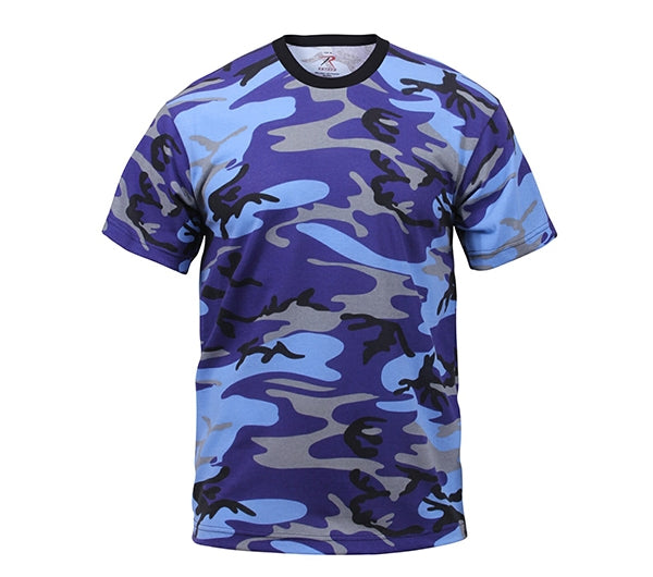 Rothco Electric Blue Camouflage T-Shirt - 60173