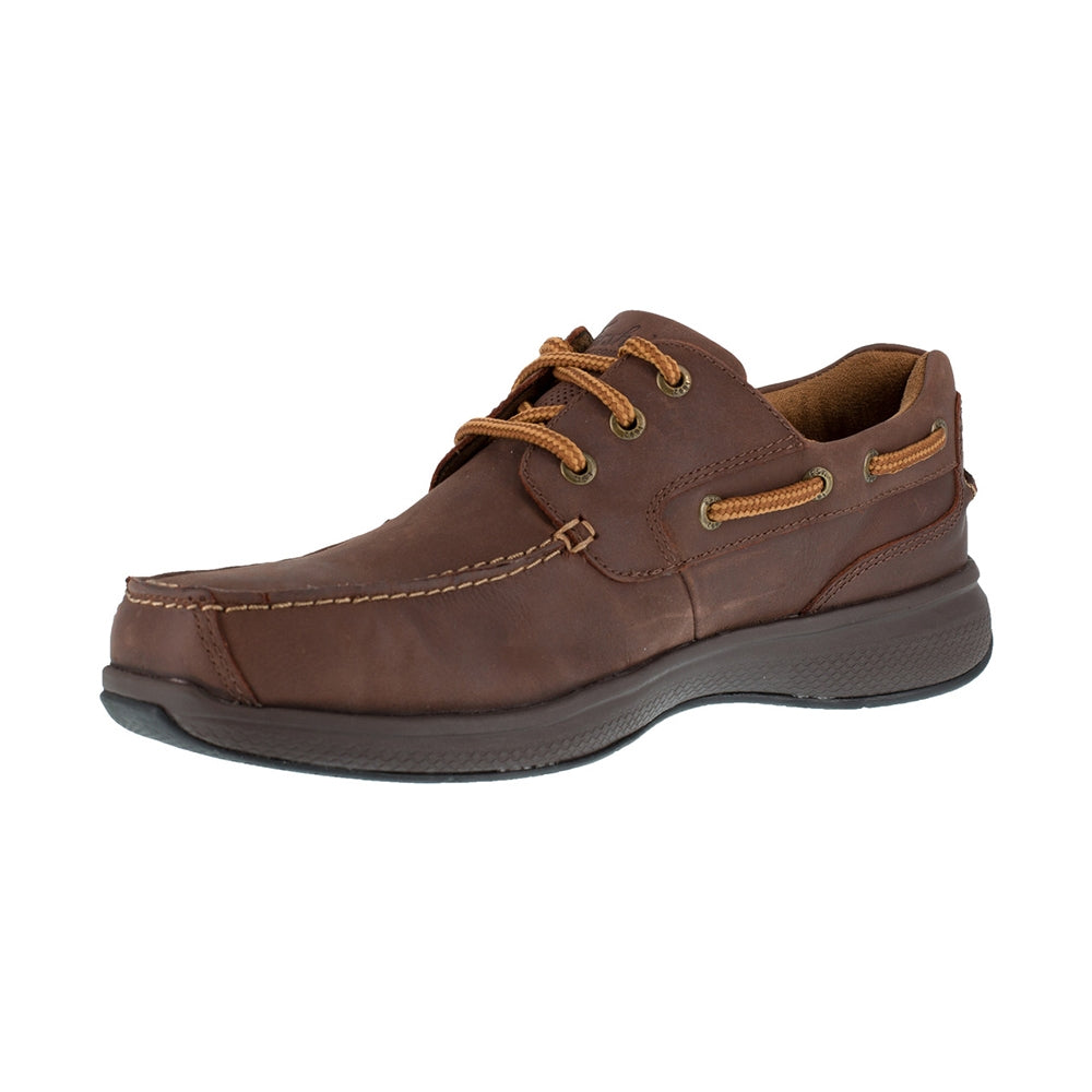 Florsheim Bayside Steel Toe Three Eye Tie Boat Work Shoe FS2326