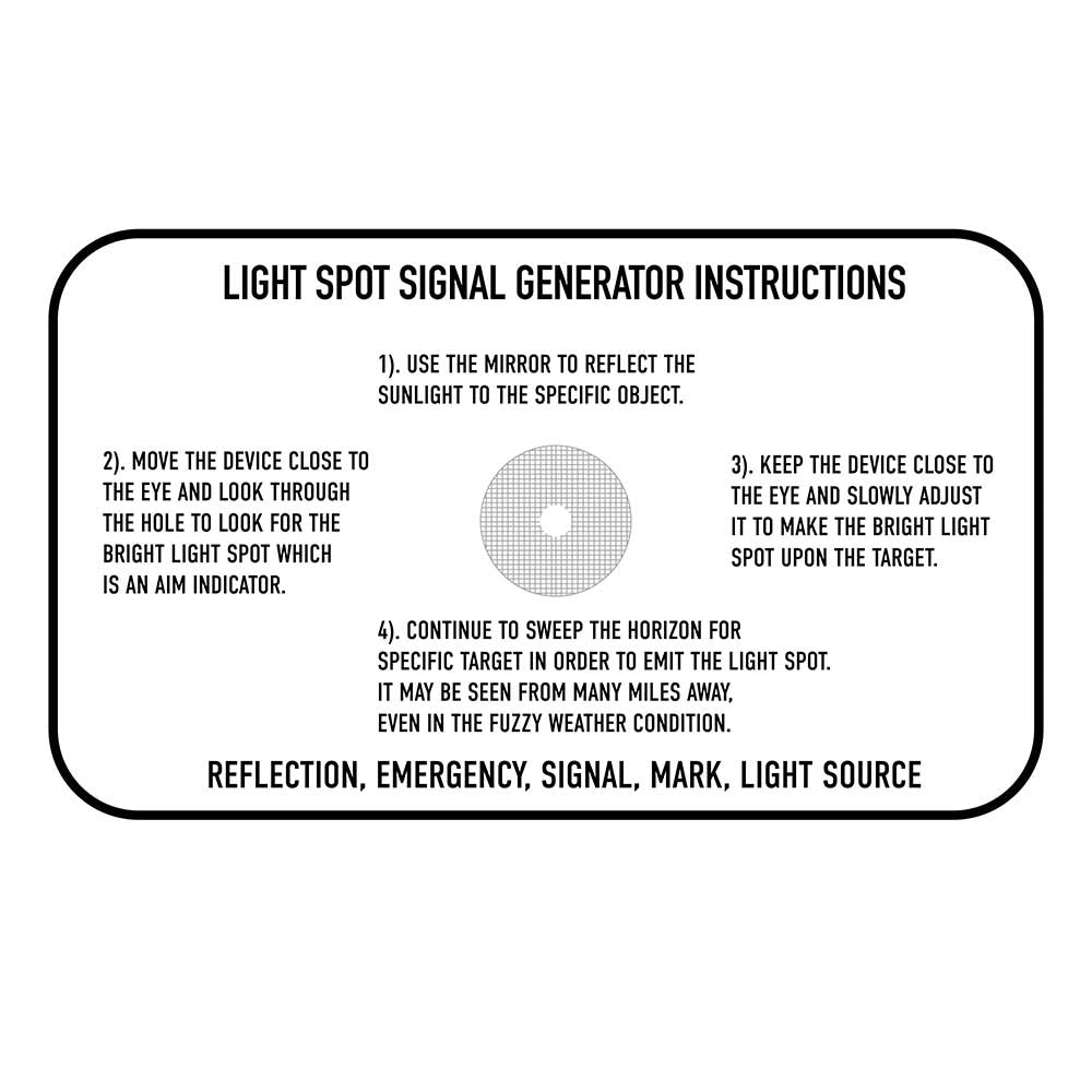 Rothco Large Signal Mirror - 8315