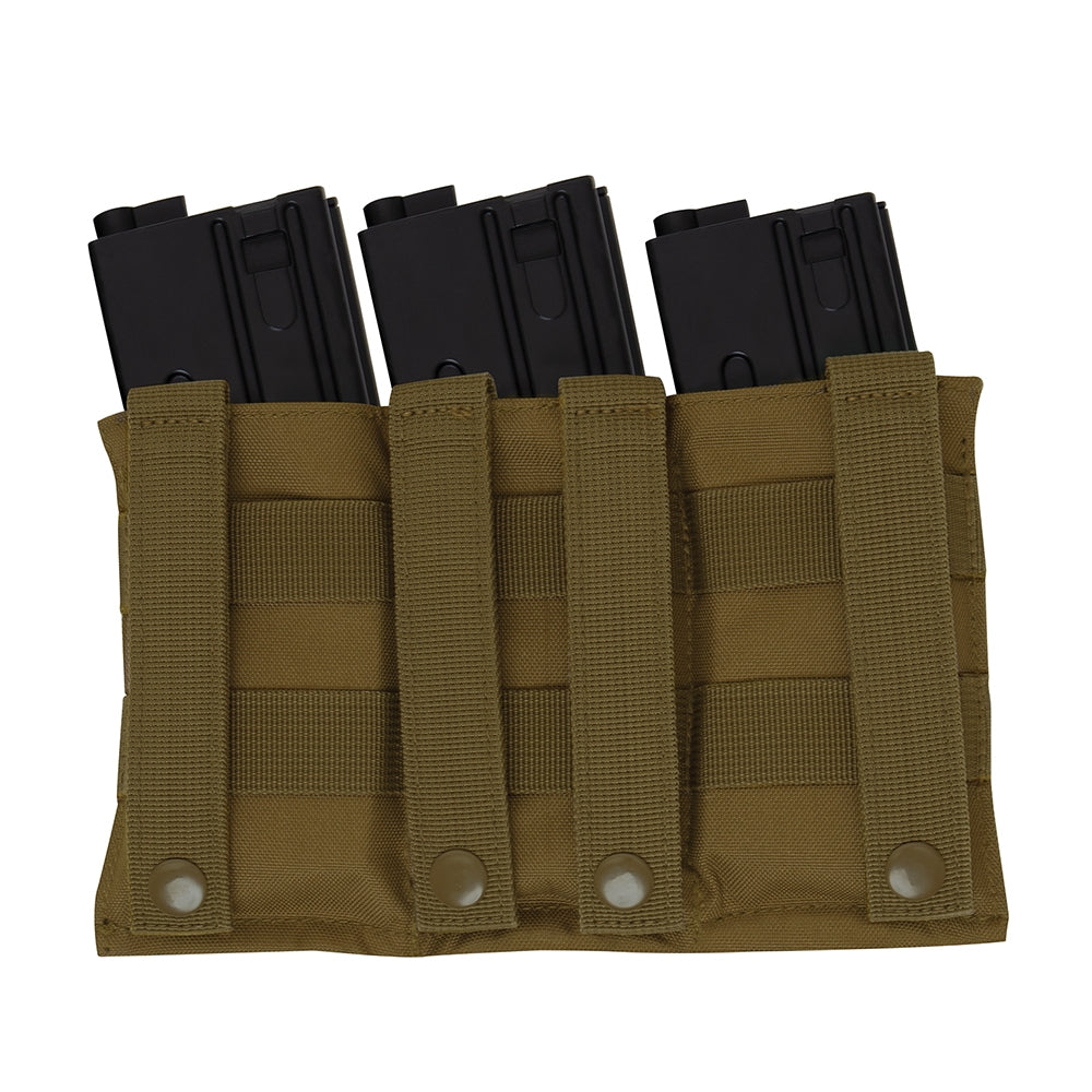 Rothco Lightweight 3Mag Elastic Retention Pouch - 5956