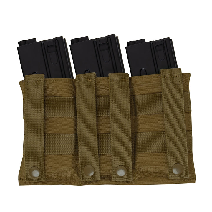 Rothco Lightweight 3Mag Elastic Retention Pouch - 5956