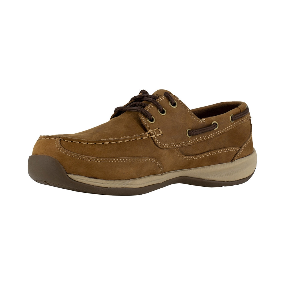 Rockport Sailing Club Steel Toe Three Eye Tie Boat Work Shoe RK6736