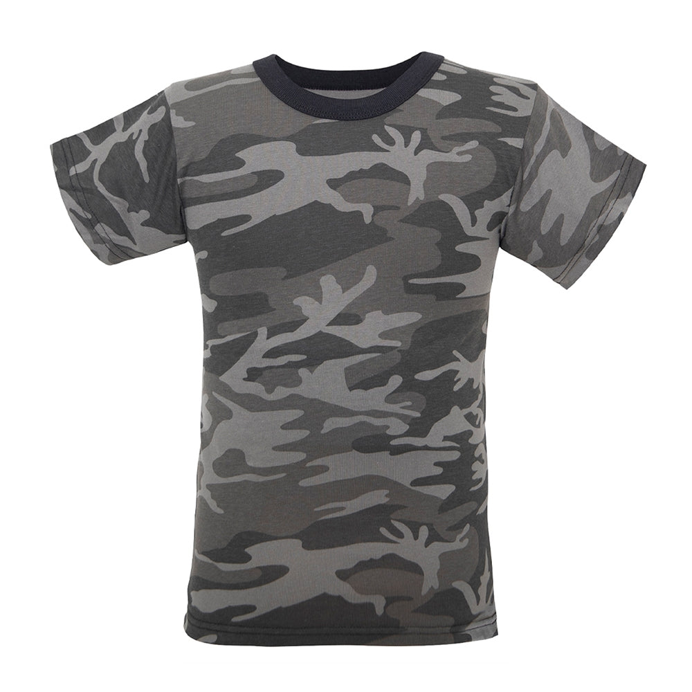 Rothco Kids Black Camo T-Shirt - 2174