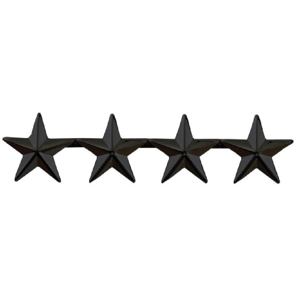 Four Stars 1 Inch High Insignia 4473