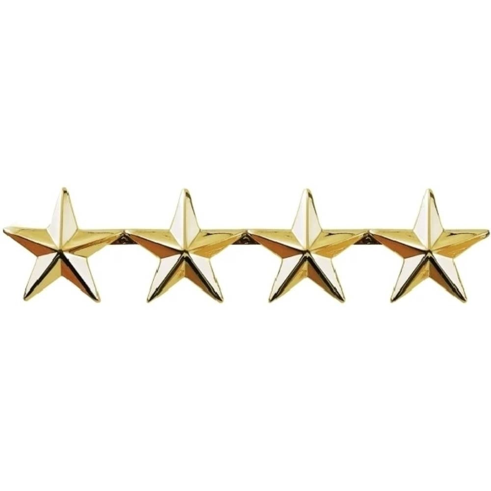 Four Stars 1 Inch High Insignia 4473