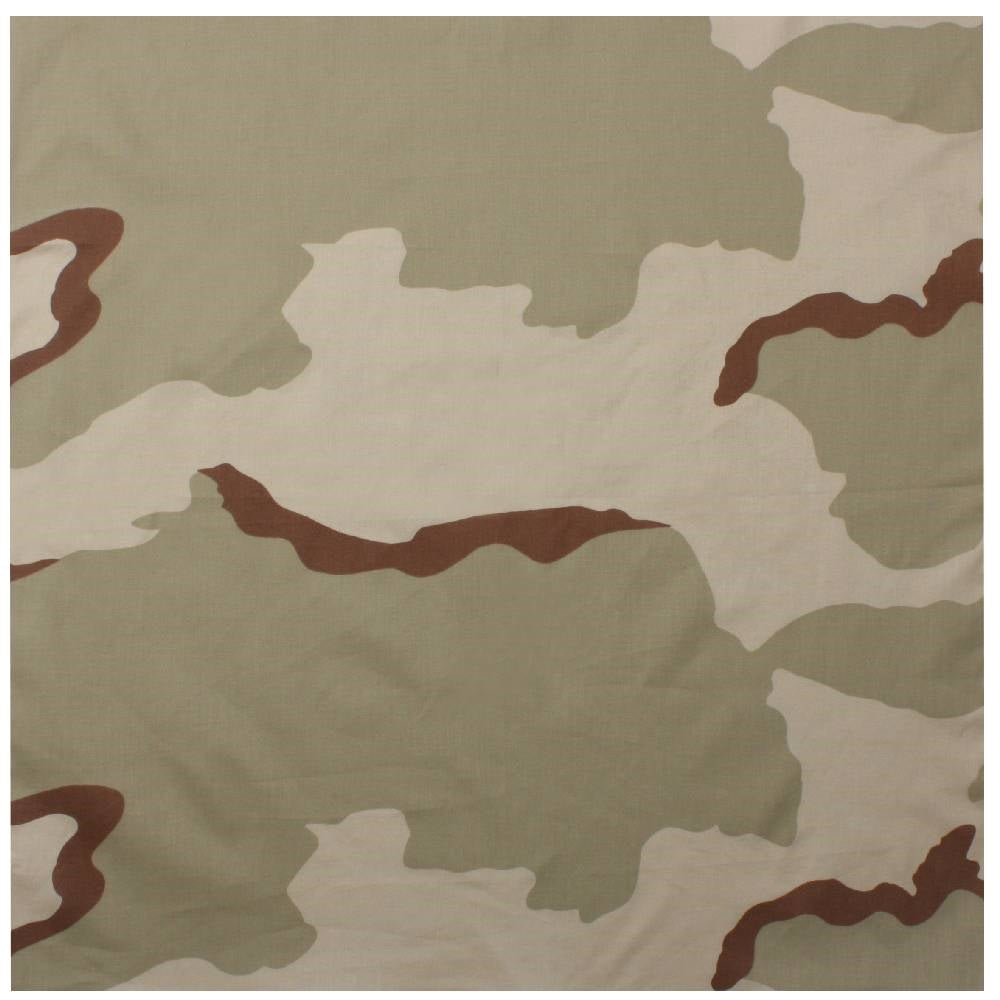 Rothco Tri-color Desert Camo Bandana 4040