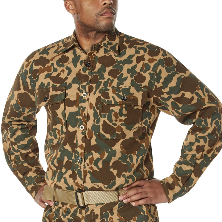 Rothco X Bear Archery Fred Bear Camo Flannel Shirt 19080