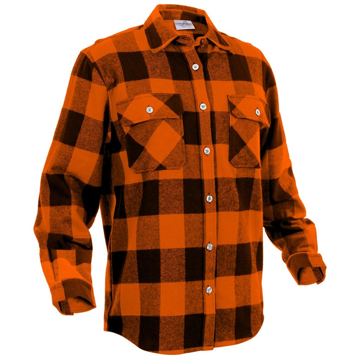 Rothco Orange Flannel Shirt - 4672