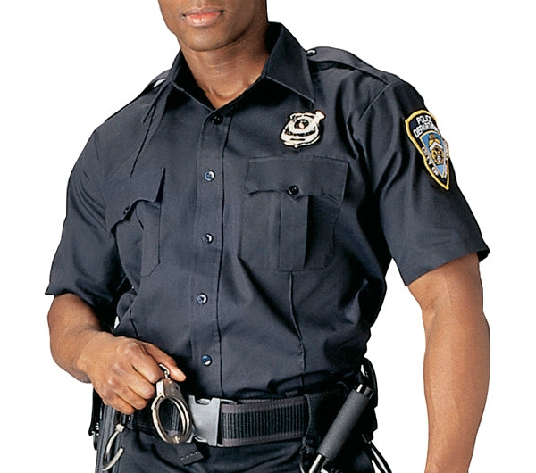 Rothco Navy Short Sleeve Uniform Shirt 30020
