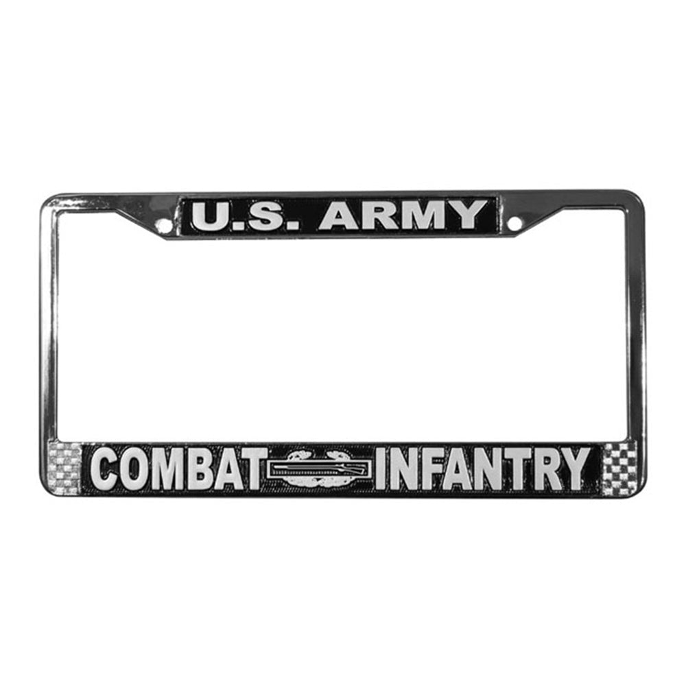 US ARMY Combat Infantry License Plate Frame LFA28