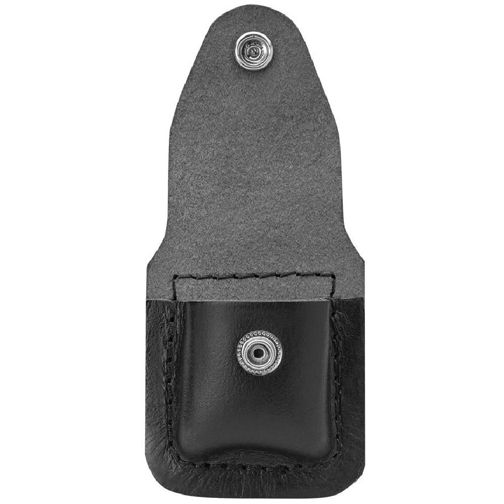Zippo Black Leather Pouch With Clip 17060