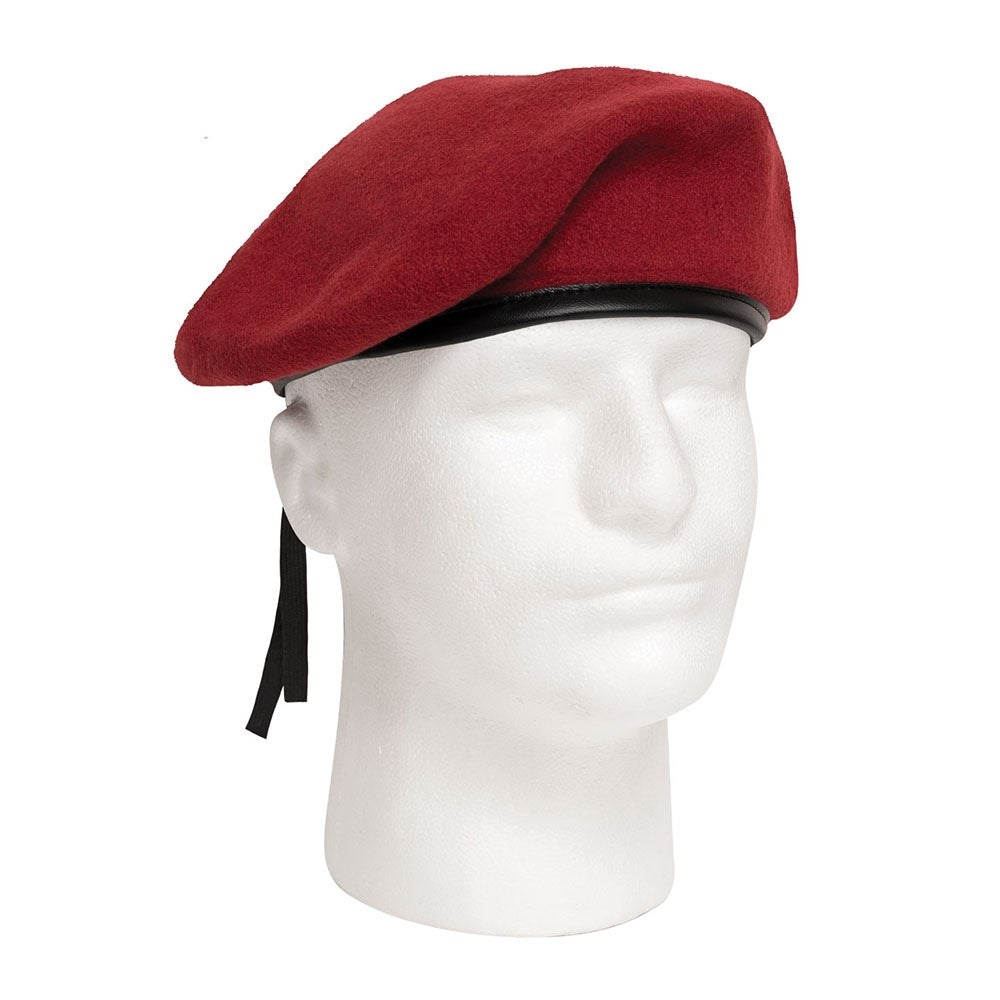 Rothco Military Style Wool Red Beret - 4901