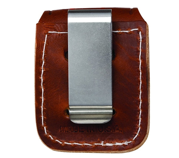 Zippo Brown Leather Lighter Pouch - 17020