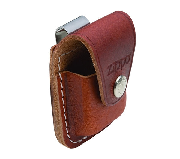 Zippo Brown Leather Lighter Pouch - 17020