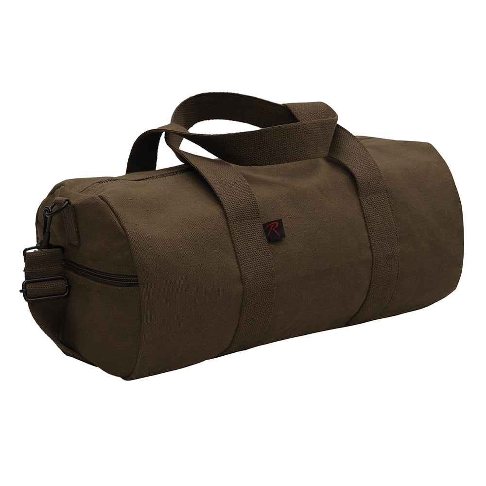 Rothco Earth Brown Canvas Shoulder Duffle Bag 22172