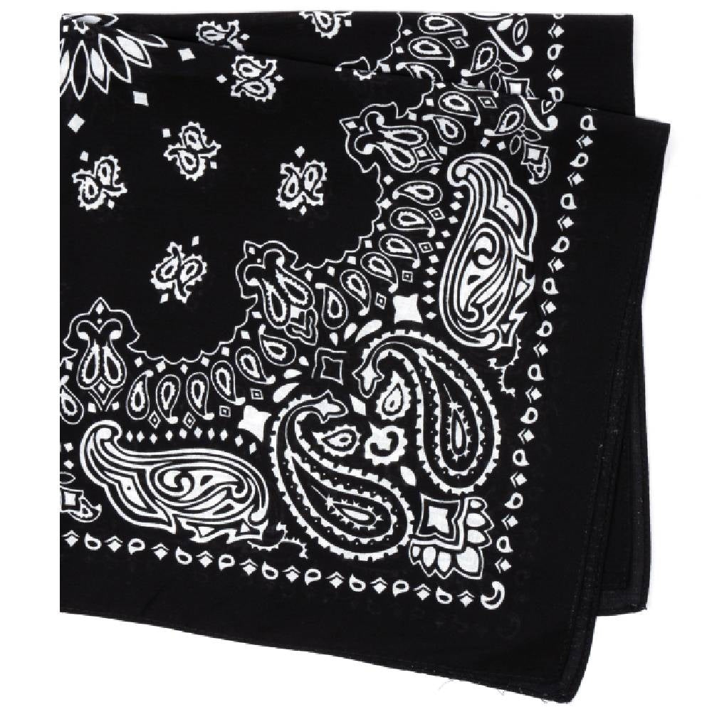 Rothco Black Trainmen Bandana - 4143