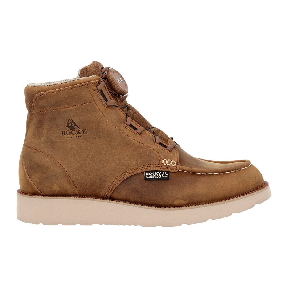 Rocky MonoCrepe Wedge Composite Toe Waterproof BOA Work Boot RKK0512