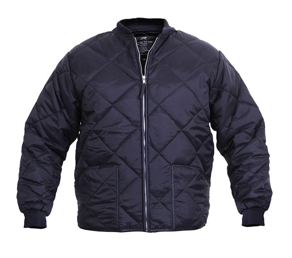 Rothco Navy Diamond Quilted Flight Jacket - 7160