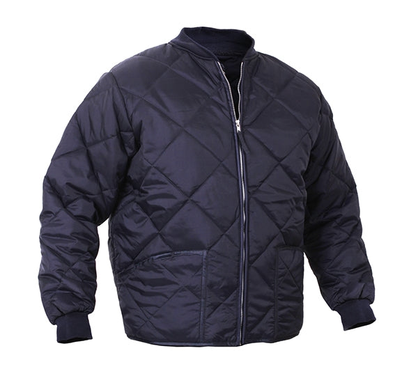 Rothco Navy Diamond Quilted Flight Jacket - 7160