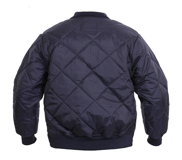 Rothco Navy Diamond Quilted Flight Jacket - 7160