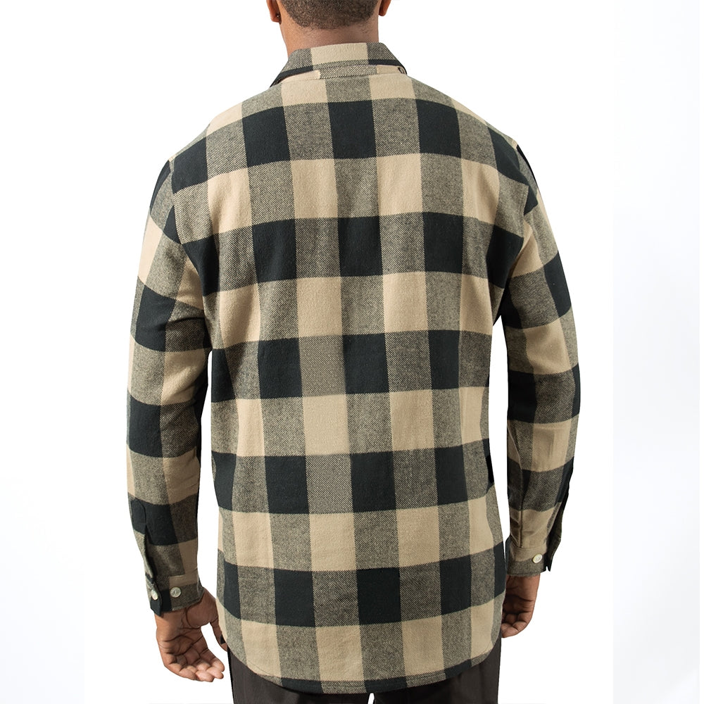 Rothco Coyote Heavyweight Plaid Flannel Shirt 47380