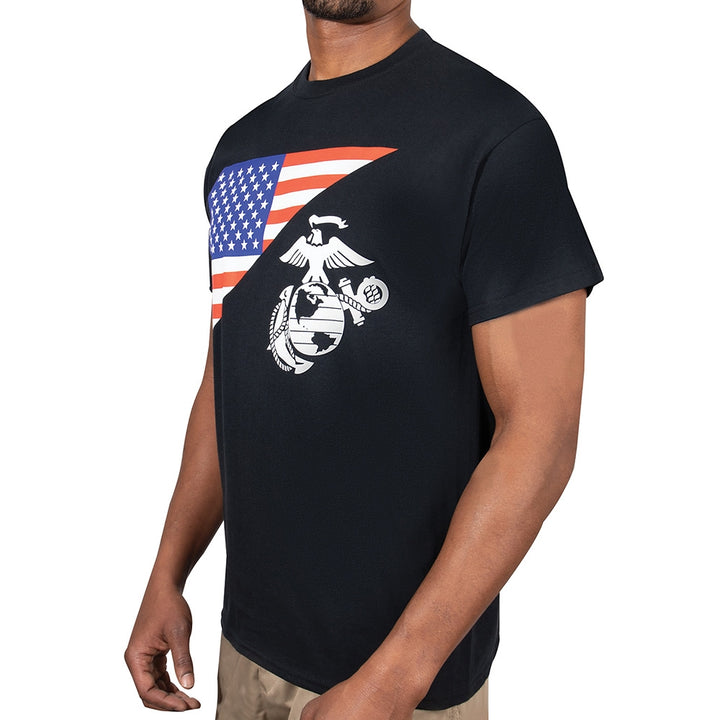 Rothco Marines Flag Showcases T-shirt - 54285