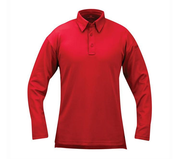 Propper Red Long Sleeve ICE Performance Polos F531572600