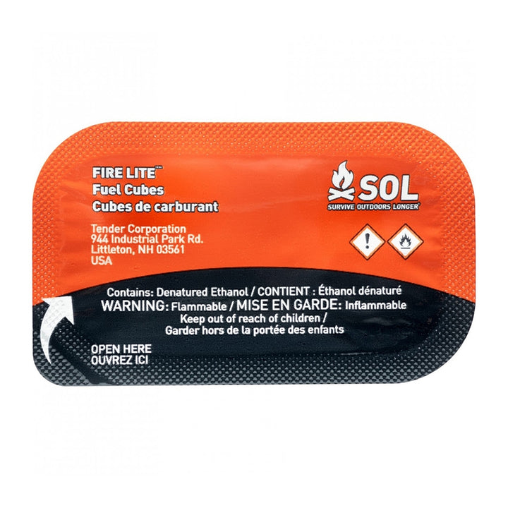 Sol 12 Pcs Fire Lite Fuel Cubes -11648