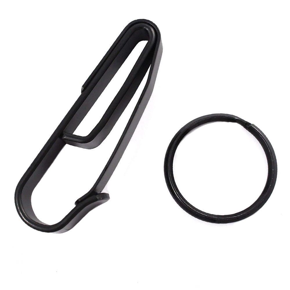 Rothco Steel Belt Key Clip Black - 1843