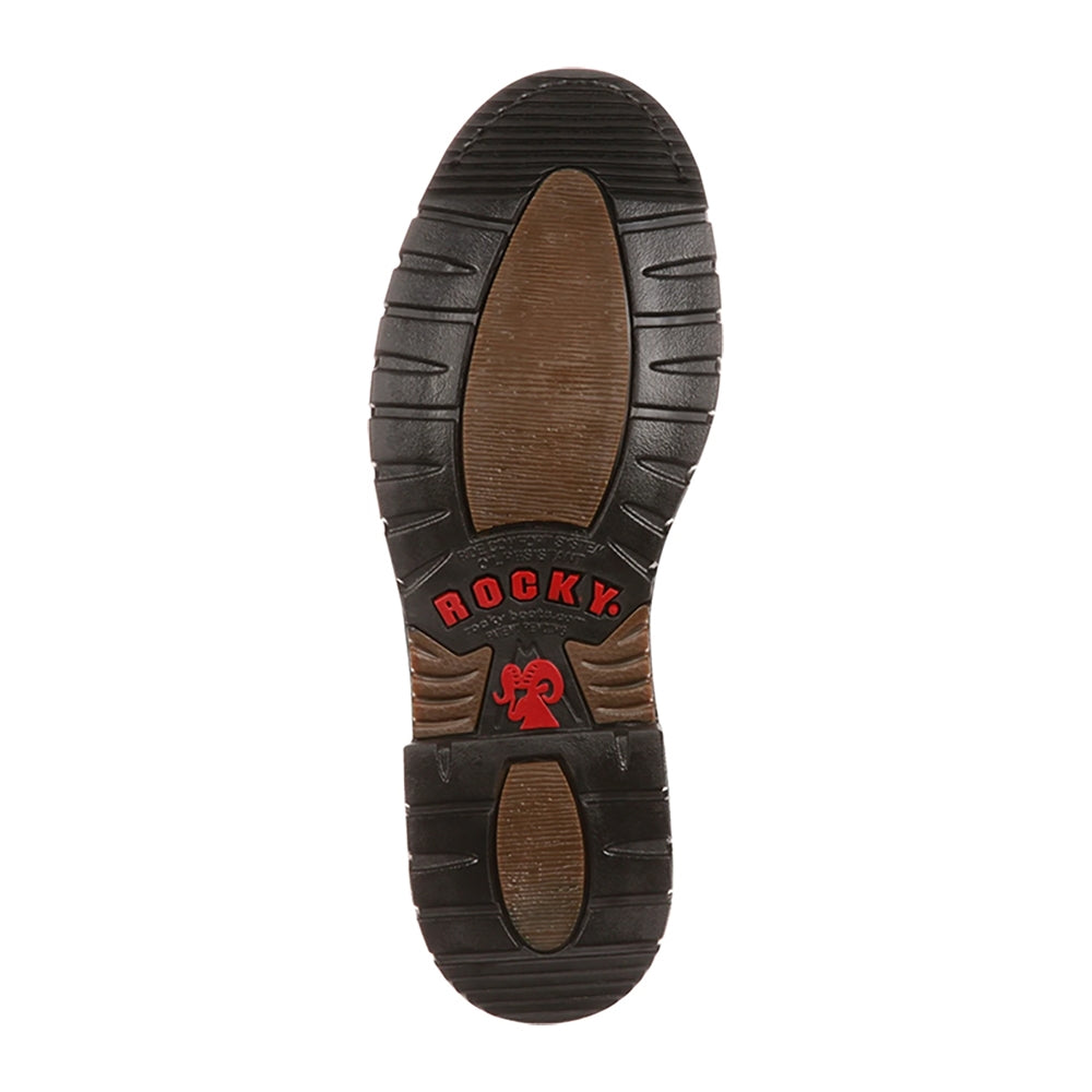 Rocky Original Ride Branson Roper Round Toe Waterproof Saddle Western Boot FQ0002775