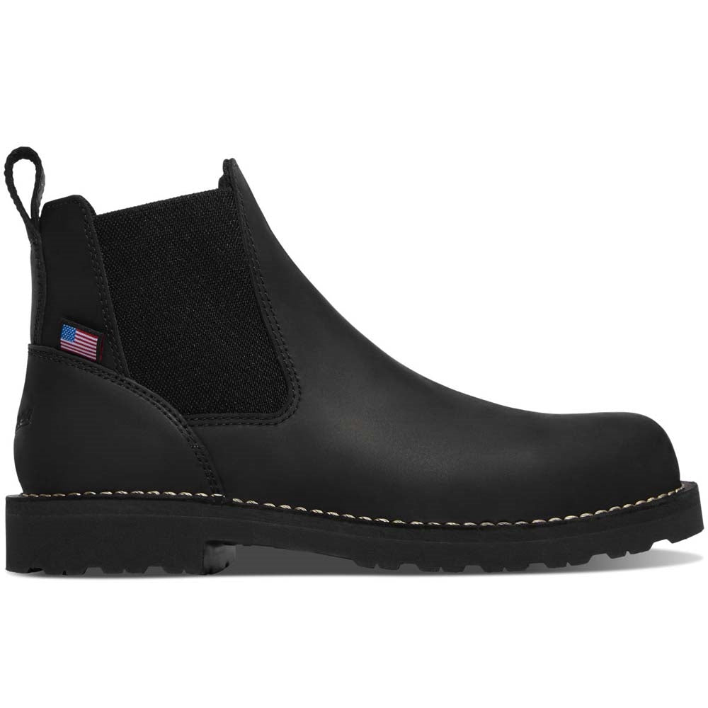 Danner Bull Run Chelsea Plain Toe Slip On Work Boot 15483