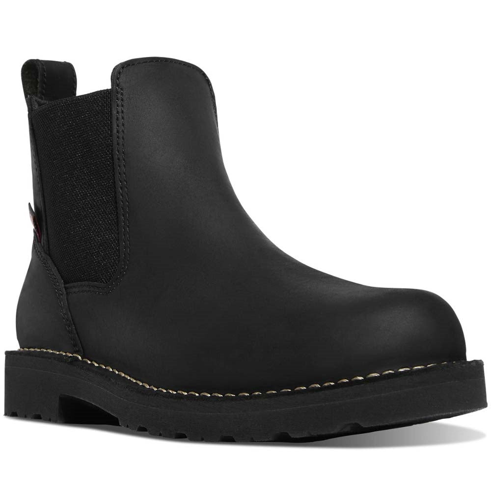 Danner Bull Run Chelsea Plain Toe Slip On Work Boot 15483
