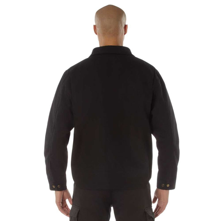 Rothco Black Canvas Work Jacket 92500