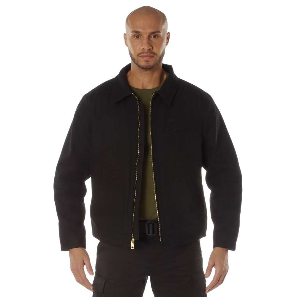 Rothco Black Canvas Work Jacket 92500