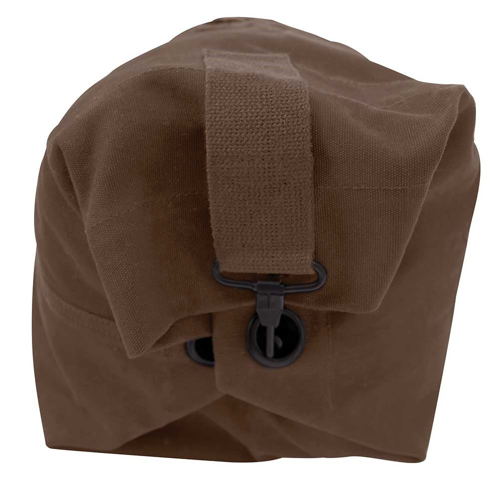 Rothco Earth Brown Canvas Double Strap Duffle Bag  36410