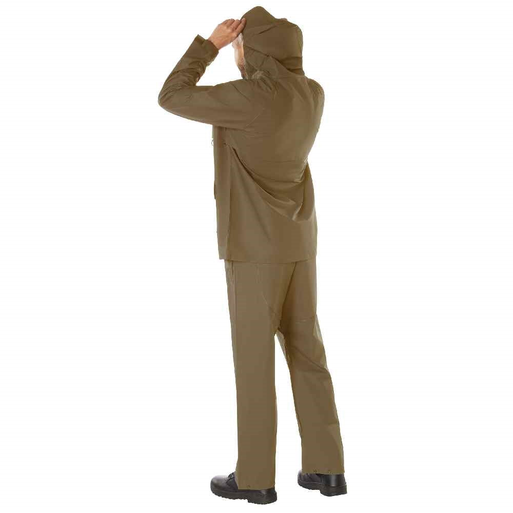 Rothco Coyote Brown 2-pc Microlite Pvc Rainsuit 37650