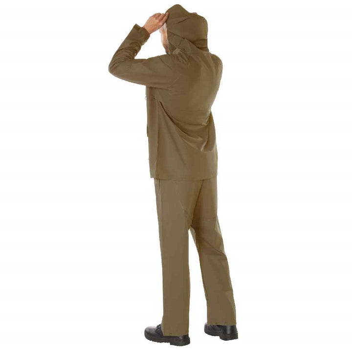 Rothco Coyote Brown 2-pc Microlite Pvc Rainsuit 37650
