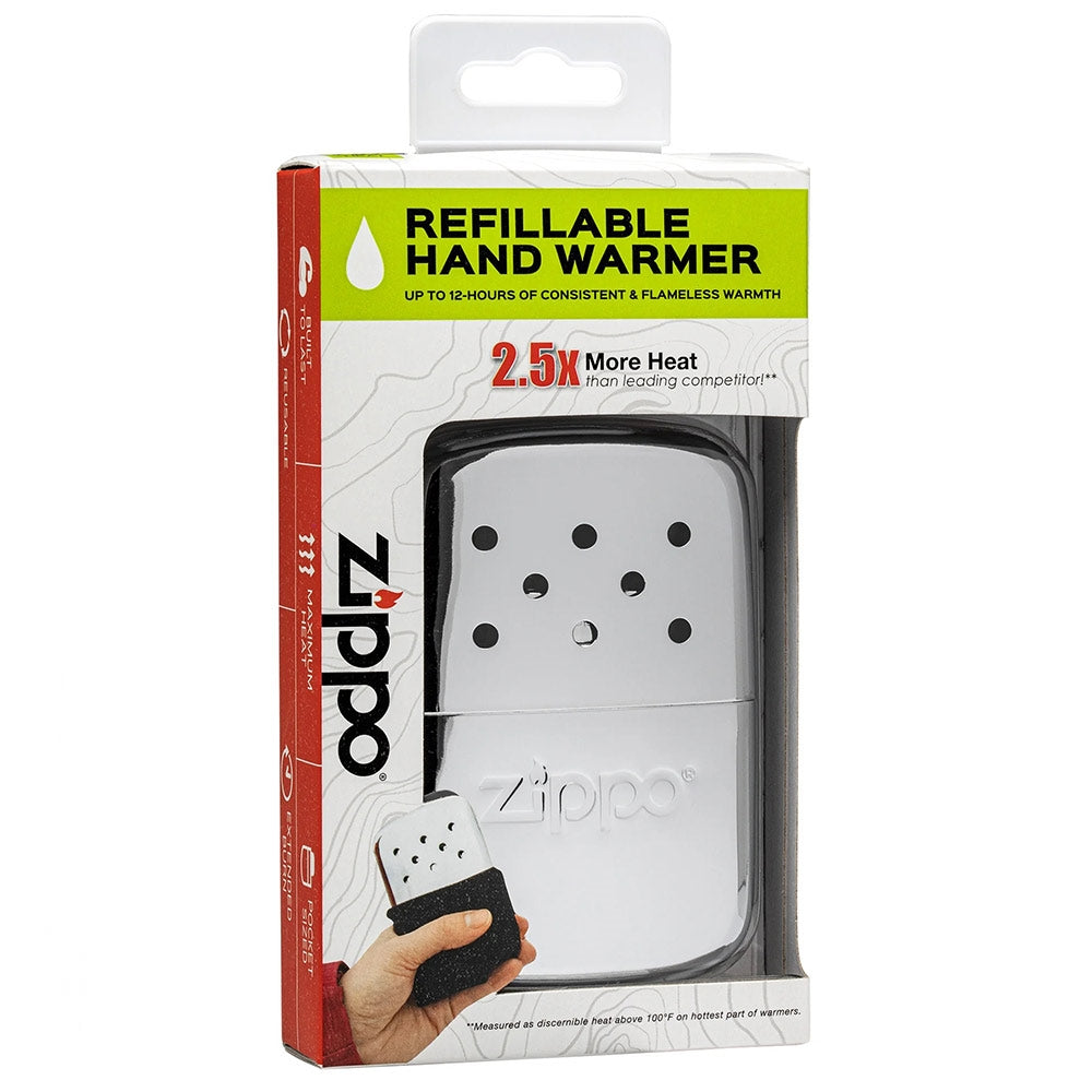 Zippo Chrome Hand Warmer 12 Hour 40323