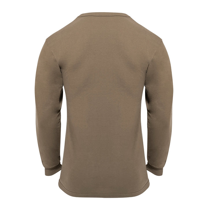 Rothco Brown Long Sleeve Solid T-Shirt - 60217