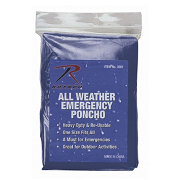 Rothco Emergency Lightweight Poncho - 3681
