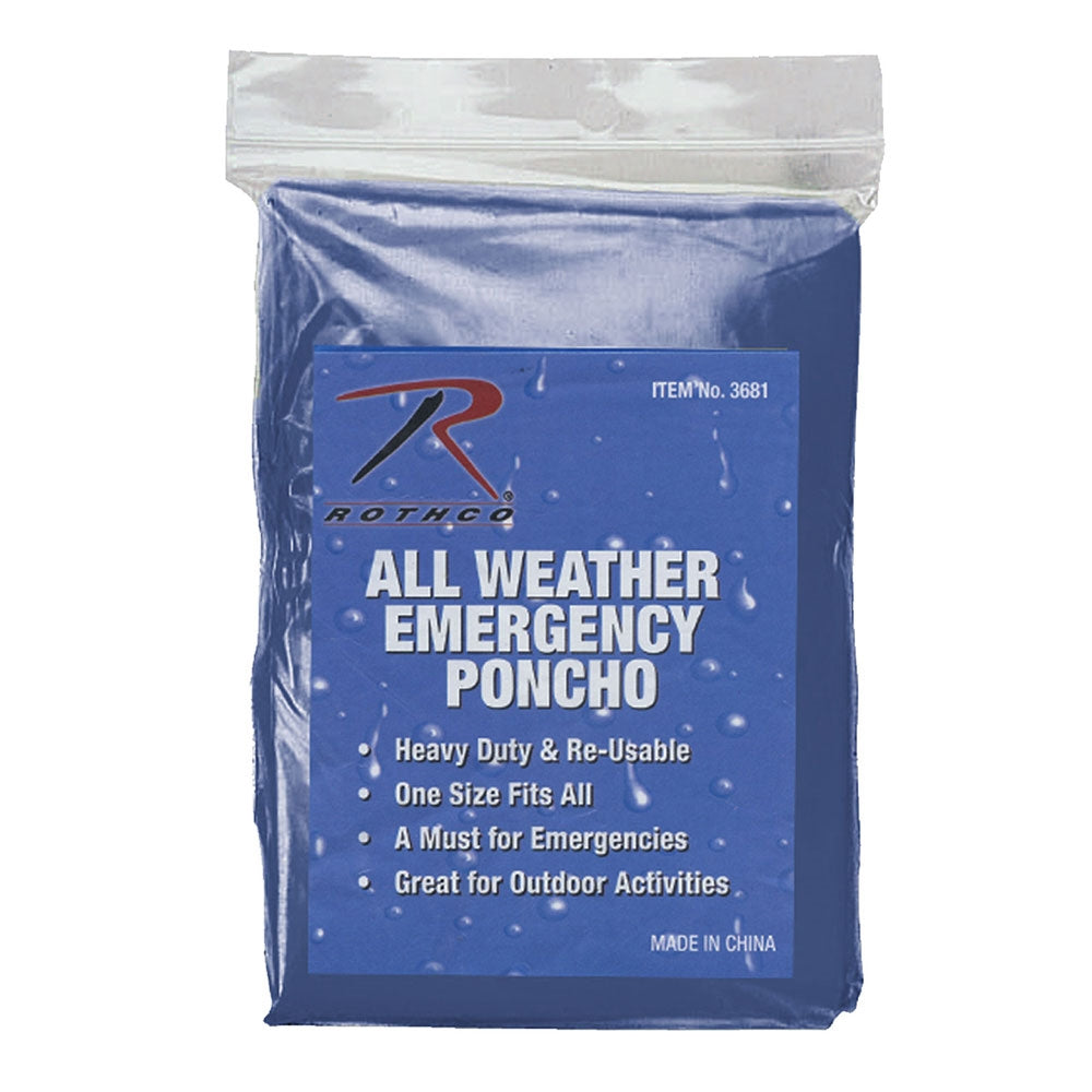 Rothco Emergency Lightweight Poncho - 3681