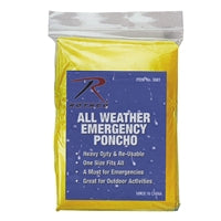 Rothco Emergency Lightweight Poncho - 3681